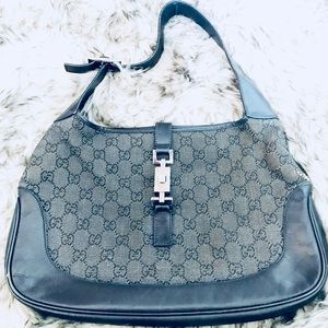 Jackie O hobo leather Gucci bag